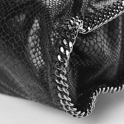 Stella McCartney Snakeskin Effect Big Falabella Tote Black 11 of 11