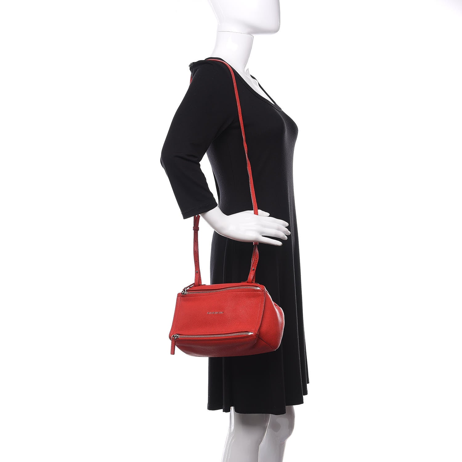 Givenchy Sugar Goatskin Mini Pandora Red 2 of 15