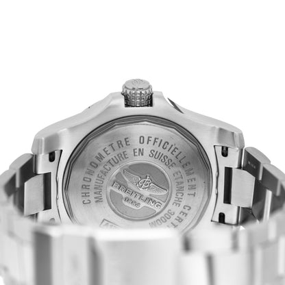 Breitling Stainless Steel 45mm Avenger Seawolf Automatic Watch Black A17331 4 of 5