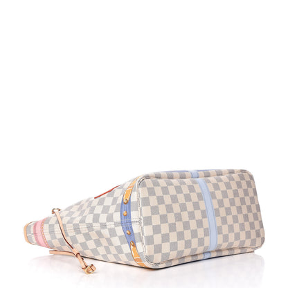 Louis Vuitton Damier Azur Summer Trunks Neo Neverfull MM 5 of 11