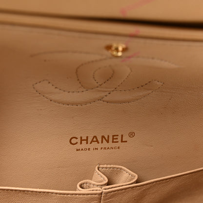 Chanel Caviar Quilted Medium Double Flap Beige 6 of 10