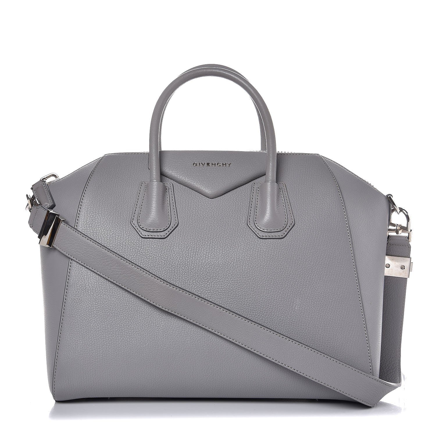 Givenchy Sugar Goatskin Medium Antigona Pearl Grey 1 of 7