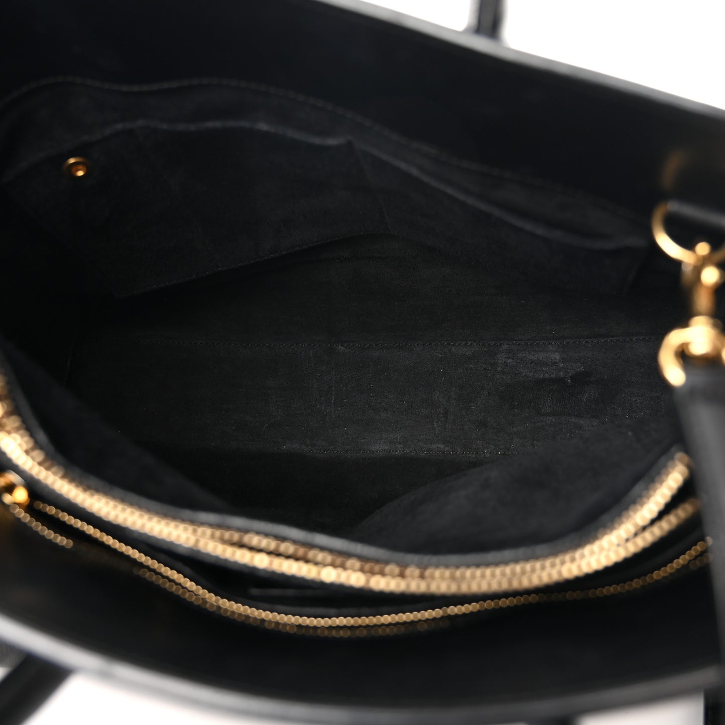 Calfskin Small Sac De Jour Black