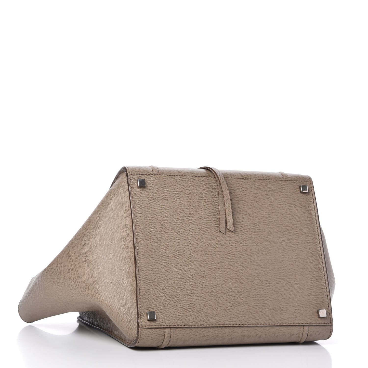 Celine Grained Calfskin Medium Phantom Luggage Taupe 4 of 9