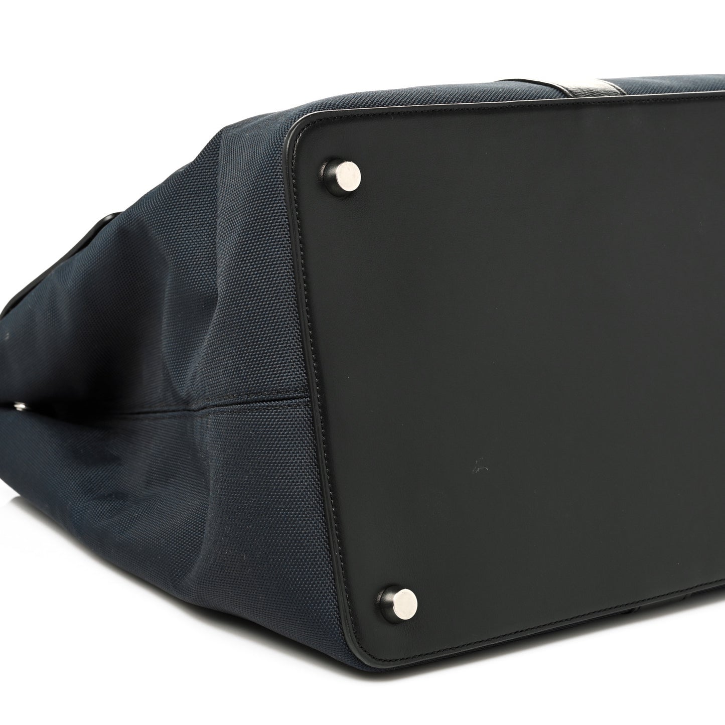Nylon Calfskin Bayswater Holdall Midnight Black