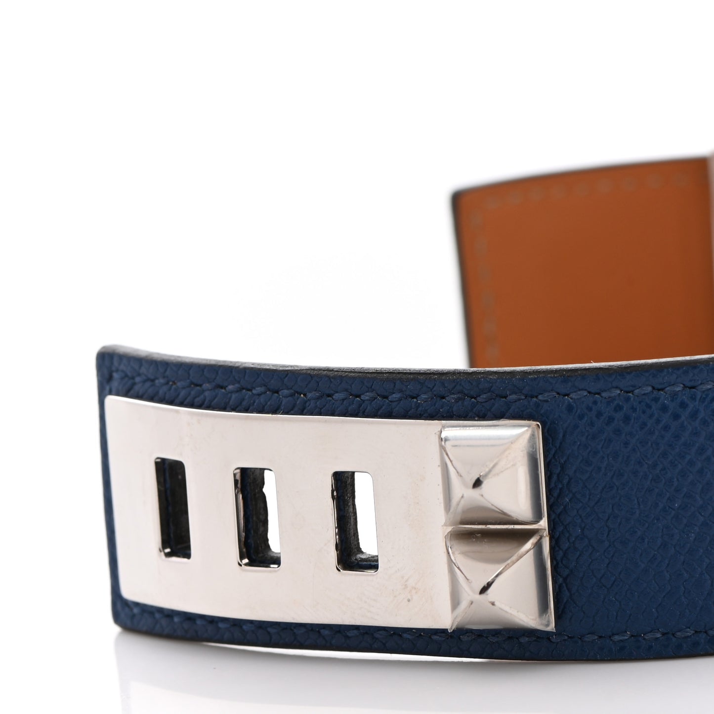 Epsom Collier de Chien CDC 24 Bracelet T2 Bleu Saphir