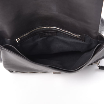Givenchy Calfskin Studded Medium Pandora Pure Flap Bag Black White 5 of 11