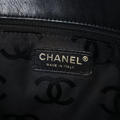 Chanel Calfskin Contrast Stitch Surpique Tote Black 6 of 11