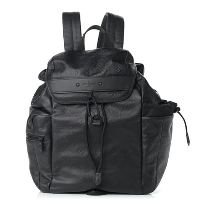 Louis Vuitton Calfskin Monogram Shadow Discovery Backpack Black 1 of 9