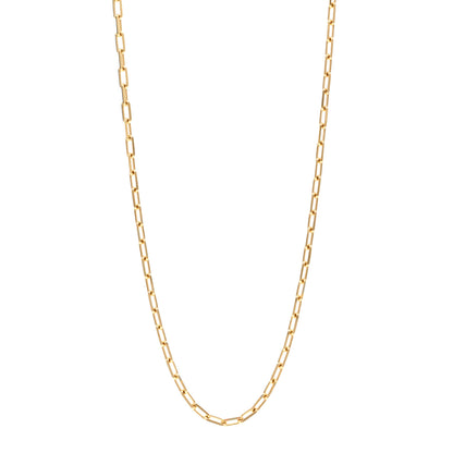 Cartier 18K Yellow Gold SM Santos De Cartier Link Necklace 22" 1 of 5