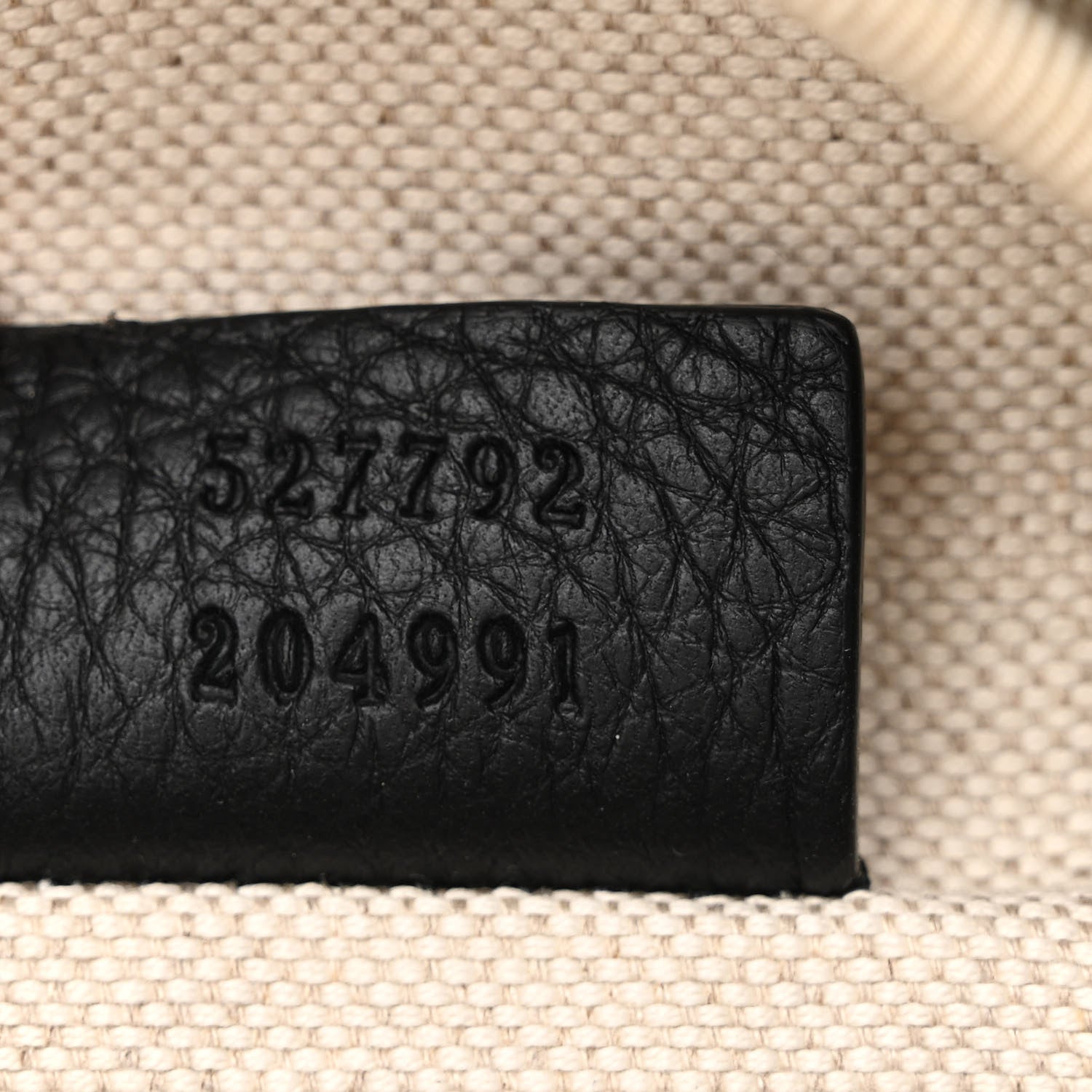 Gucci Grained Calfskin Small Logo Belt Bag Black 7 of 10