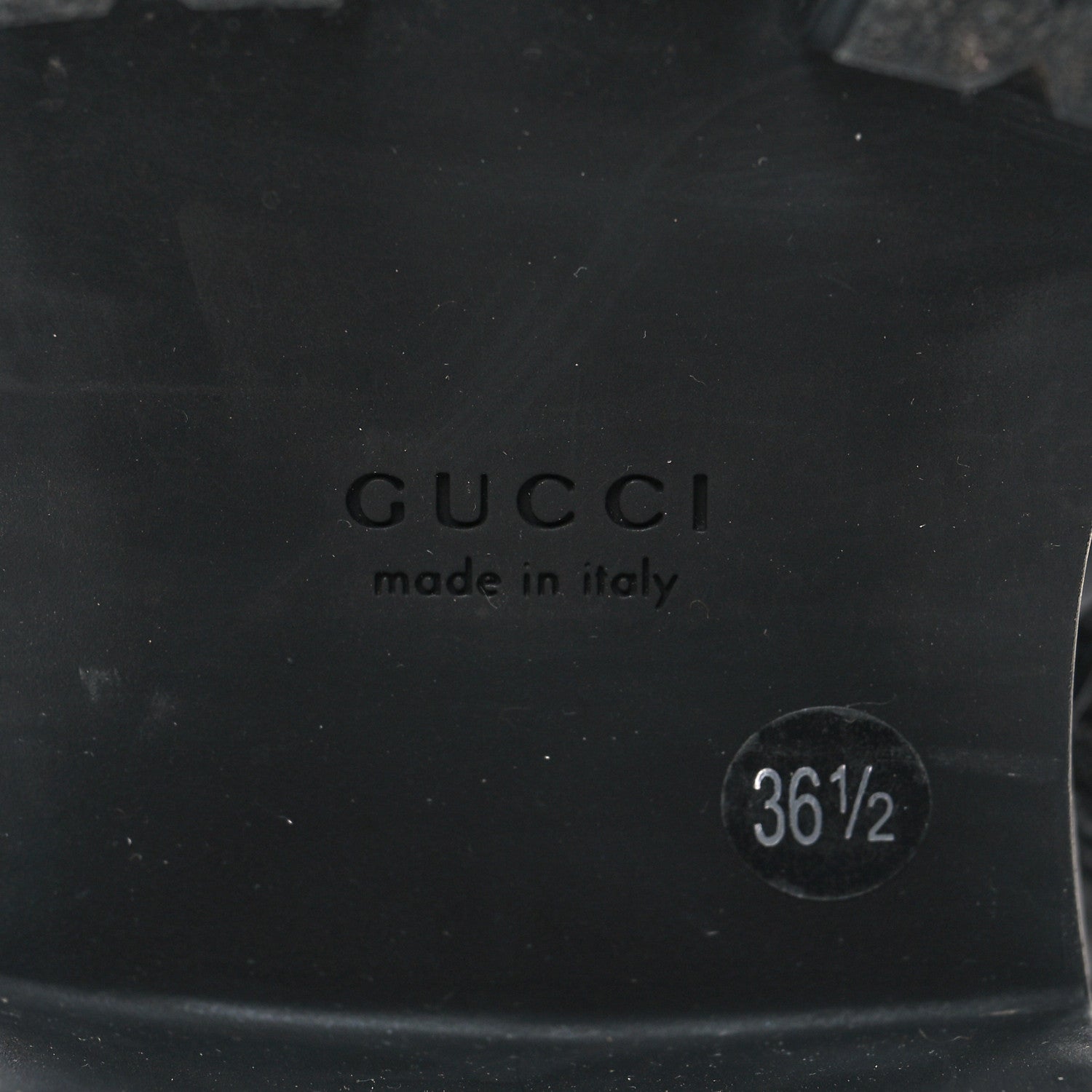Gucci Cordovan Lux Nappa GG Matelasse Lace Up 60mm Combat Boots 36.5 Black 7 of 8