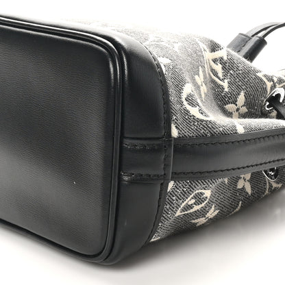 Louis Vuitton Monogram Jacquard Denim Nano Noe Bleu 9 of 9