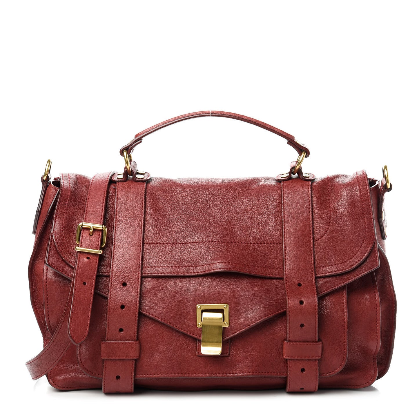 Lambskin Medium PS1 Satchel Chianti