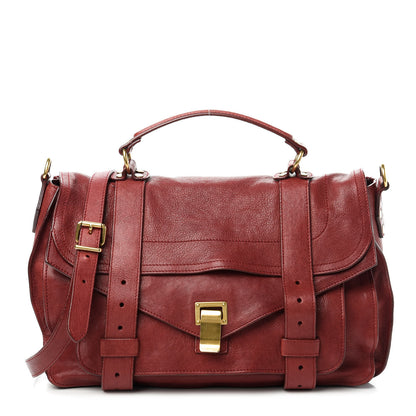 Proenza Schouler Lambskin Medium PS1 Satchel Chianti 1 of 10