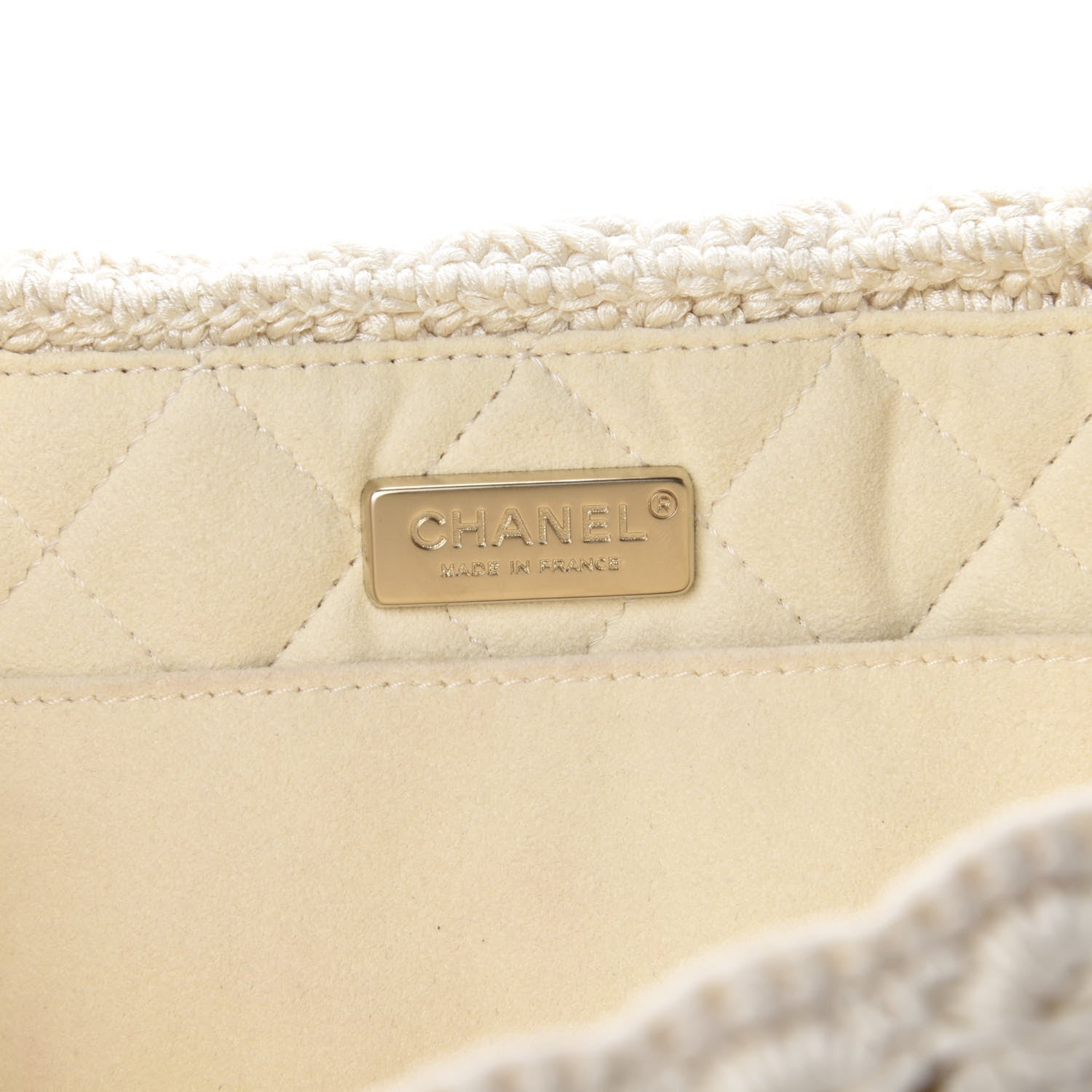 Chanel Crochet Camellia Small Flap Ivory 8 of 10