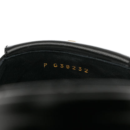 Chanel Lambskin Quilted CC Turnlock Sandals 41 Black 7 of 10