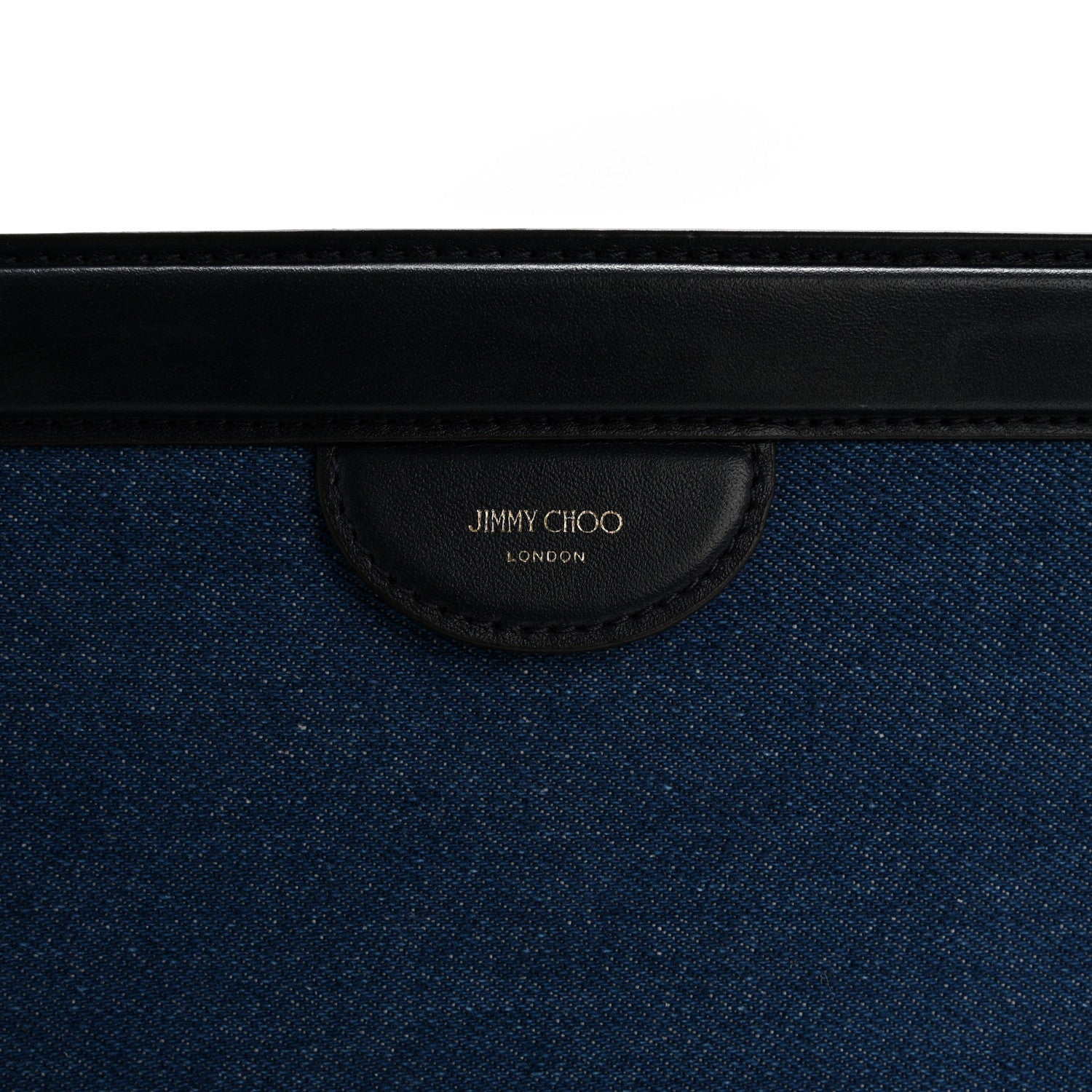 Jimmy Choo Denim Choo Pouch Clutch Blue 6 of 11