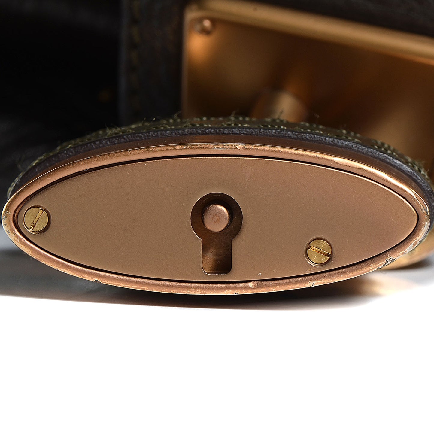 Leather Paddington Hobo Dark Green