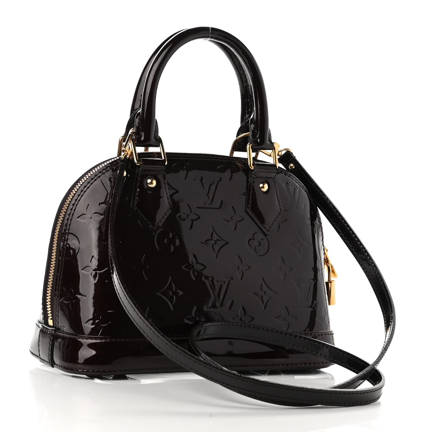 Louis Vuitton Vernis Alma BB Amarante 3 of 9