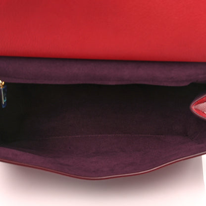 Dolce & Gabbana Calfskin Medium Sicily Soft Satchel Red 6 of 9