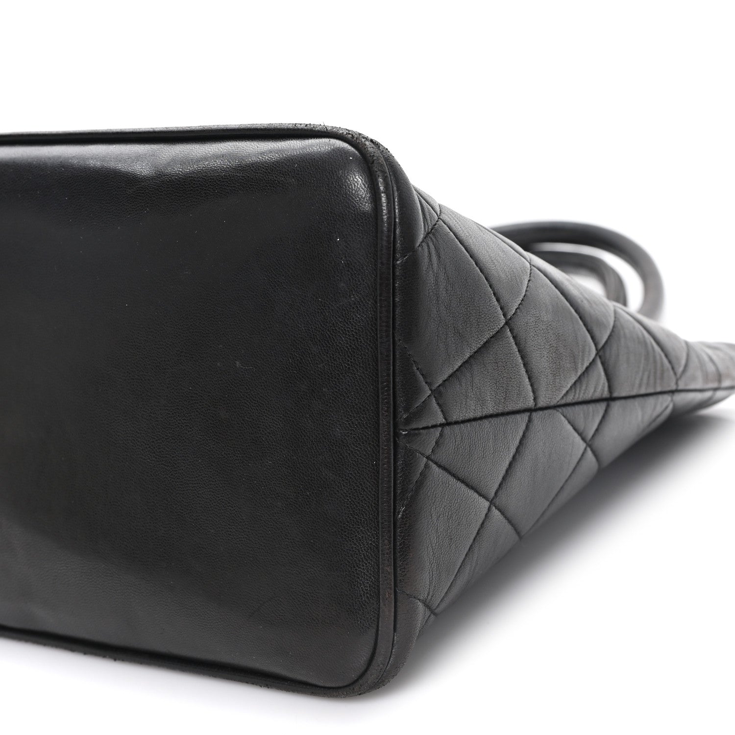 Chanel Lambskin Quilted Medallion Tote Black Black 11 of 12