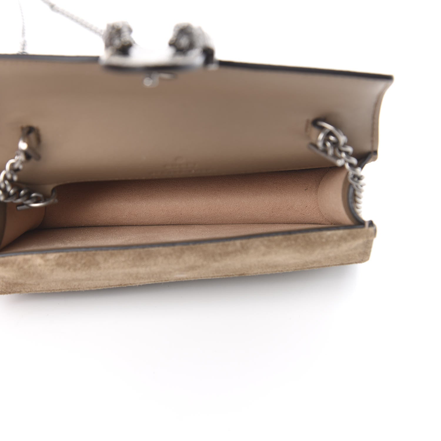 Gucci GG Supreme Monogram Super Mini Dionysus Shoulder Bag Taupe 5 of 11