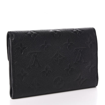 Louis Vuitton Empreinte Compact Curieuse Wallet Black 3 of 7