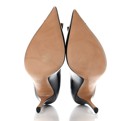 Valentino Garavani Patent One Stud 100mm Pumps 36.5 Black 5 of 7