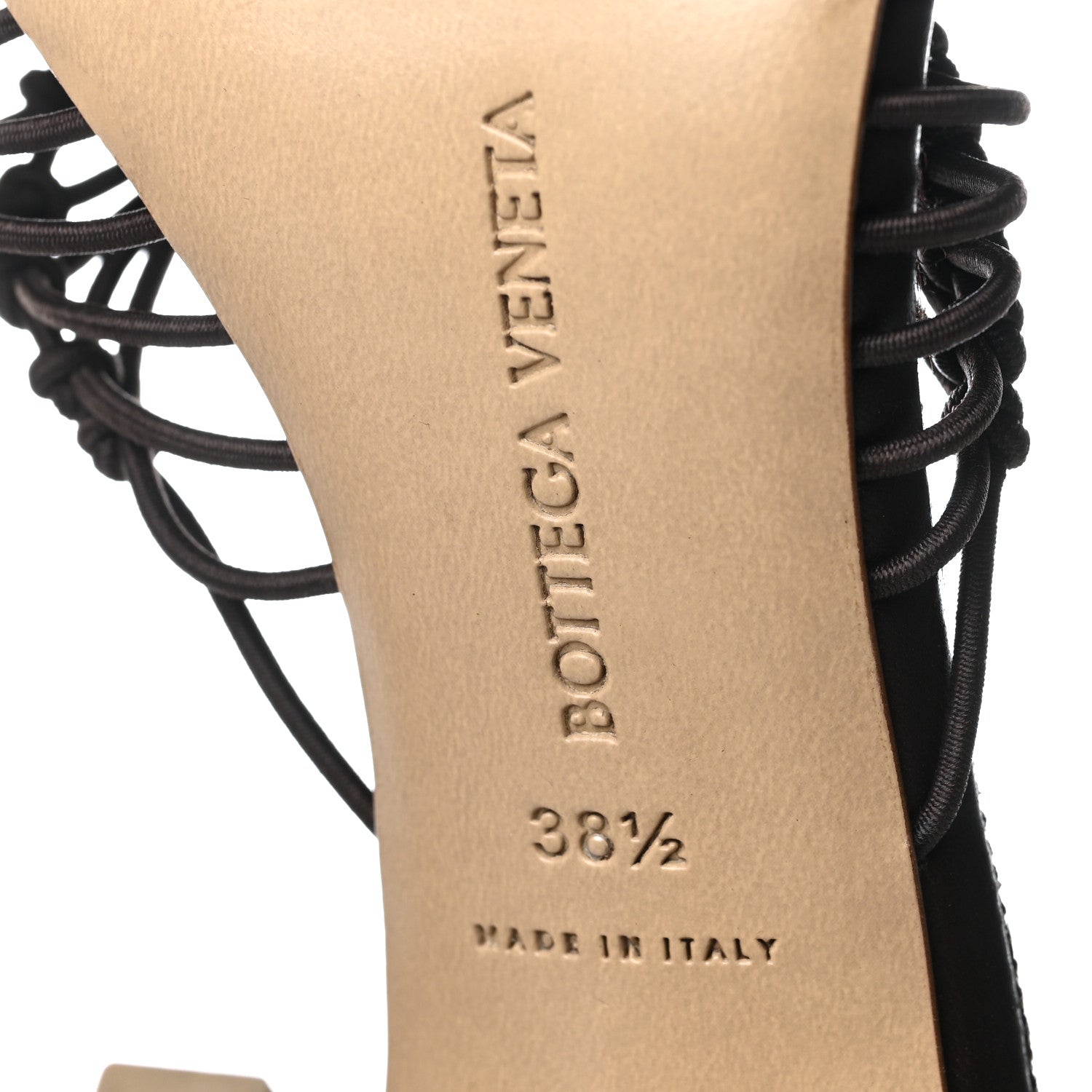 Bottega Veneta Raffia Elasticized Stretch Mule Sandals 38.5 Bitter Chocolate 6 of 7