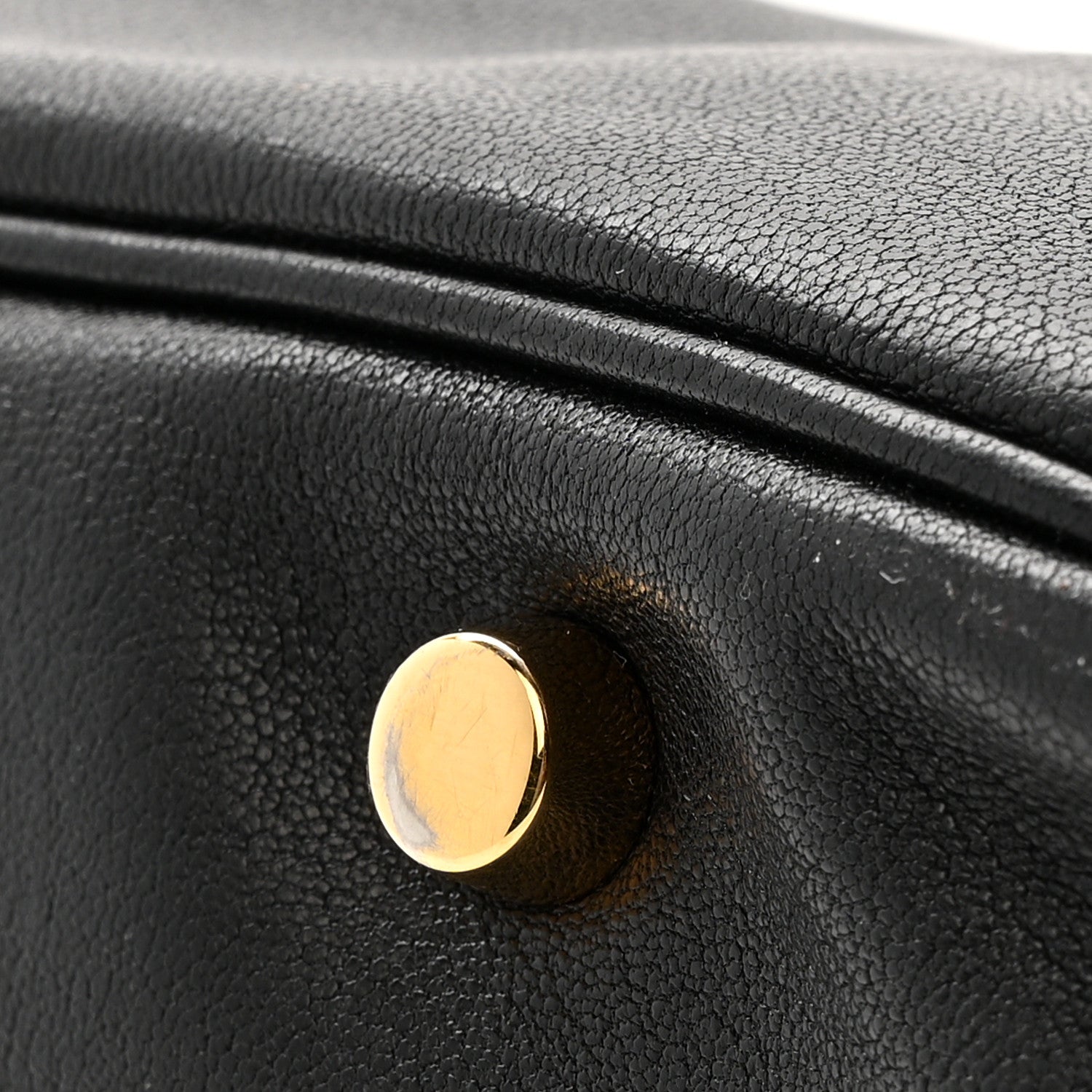 Versace Lambskin Tag Bowling Bag Black 1805477 – FASHIONPHILE