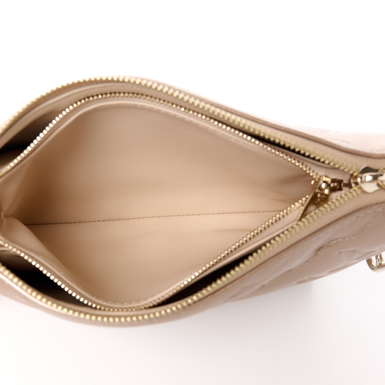 Louis Vuitton Metallic Lambskin Embossed Monogram Coussin BB Light Gold 5 of 12