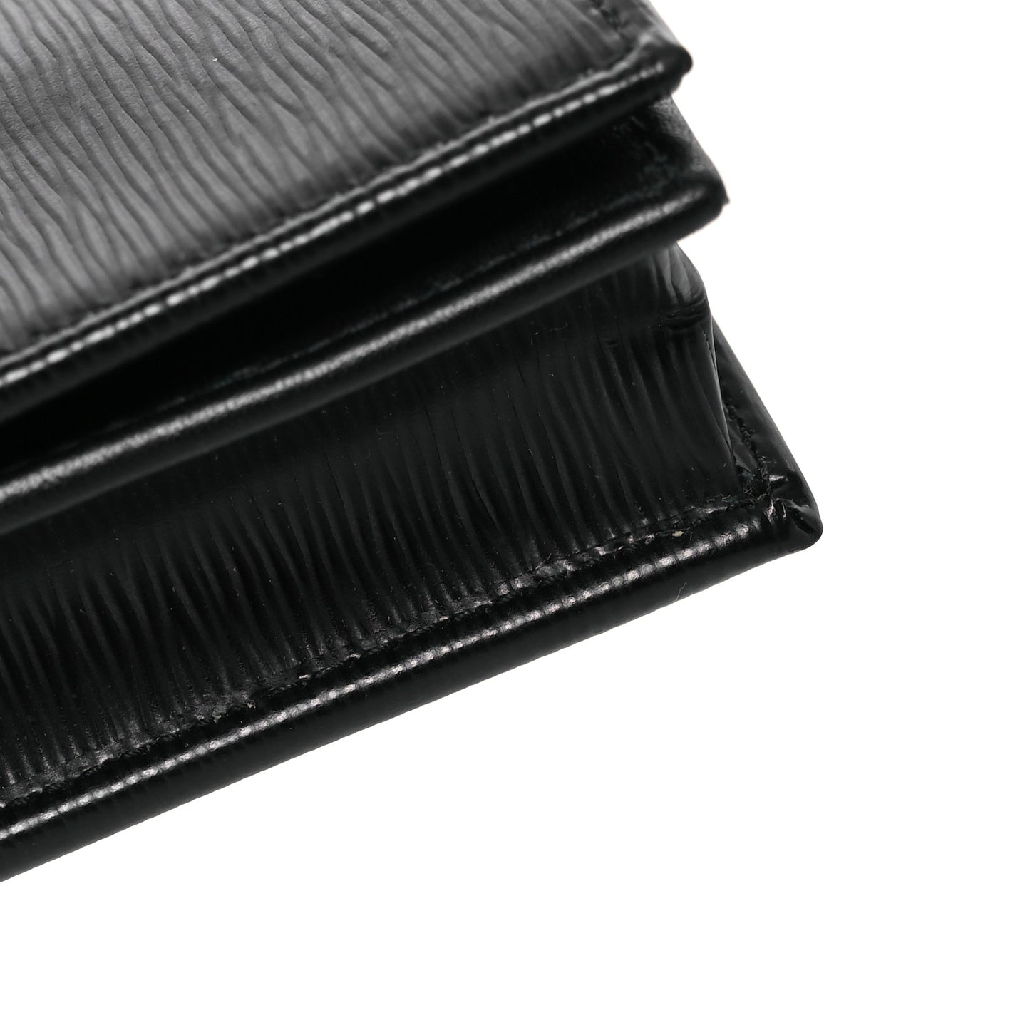 Vitello Move Triangle Logo Card Holder Black