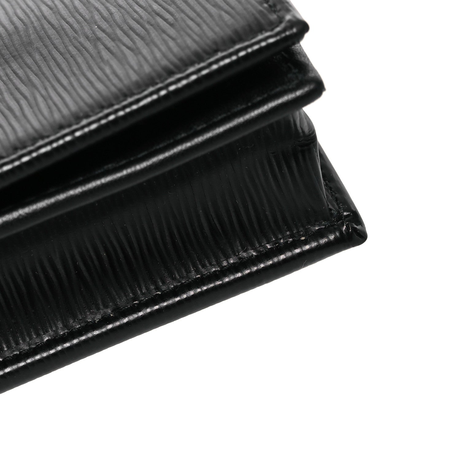 Prada Vitello Move Triangle Logo Card Holder Black 9 of 10