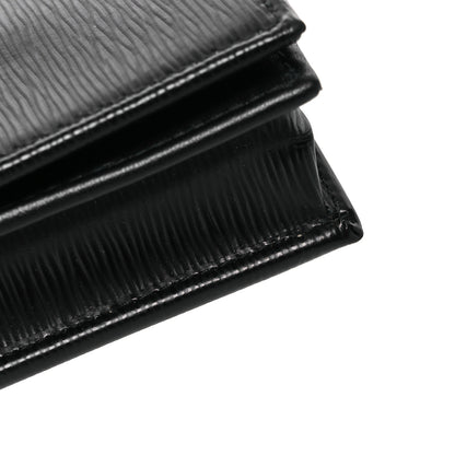 Prada Vitello Move Triangle Logo Card Holder Black 9 of 10