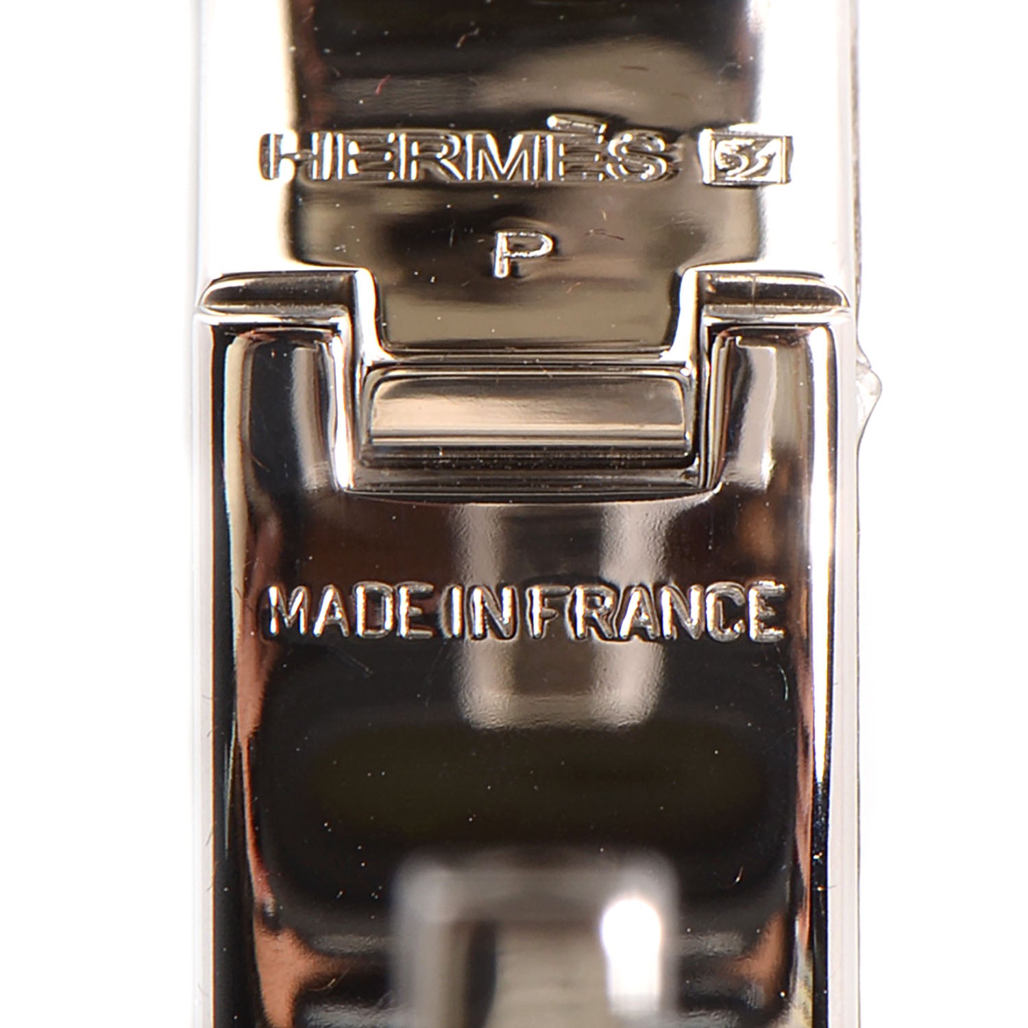 Hermes Enamel Narrow Clic Clac H Bracelet PM White 5 of 7