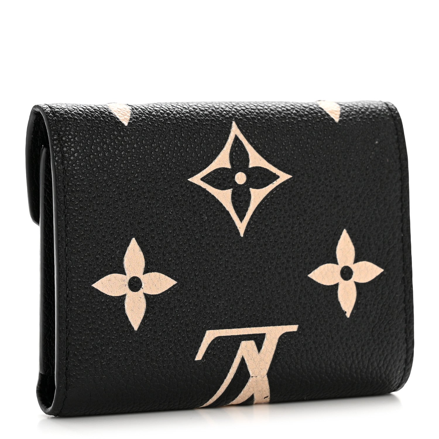 Louis Vuitton Empreinte Monogram Giant Victorine Wallet Black Beige 3 of 11