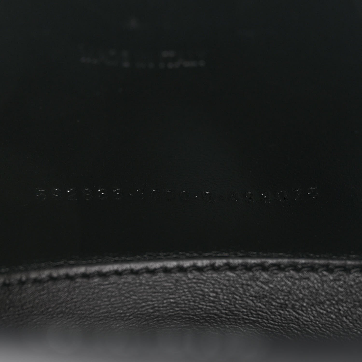 Balenciaga Shiny Calfskin Strass Monochrome Crocodile Embossed Hourglass Top Handle Bag XS Black 8 of 13