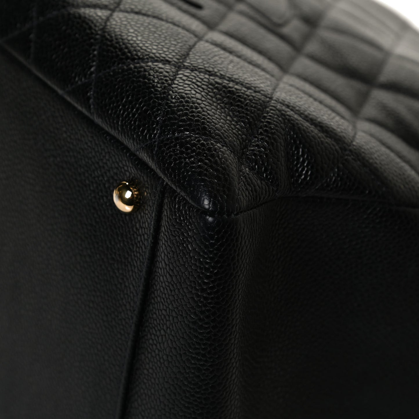 Caviar Quilted Grand Timeless Tote GTT Black