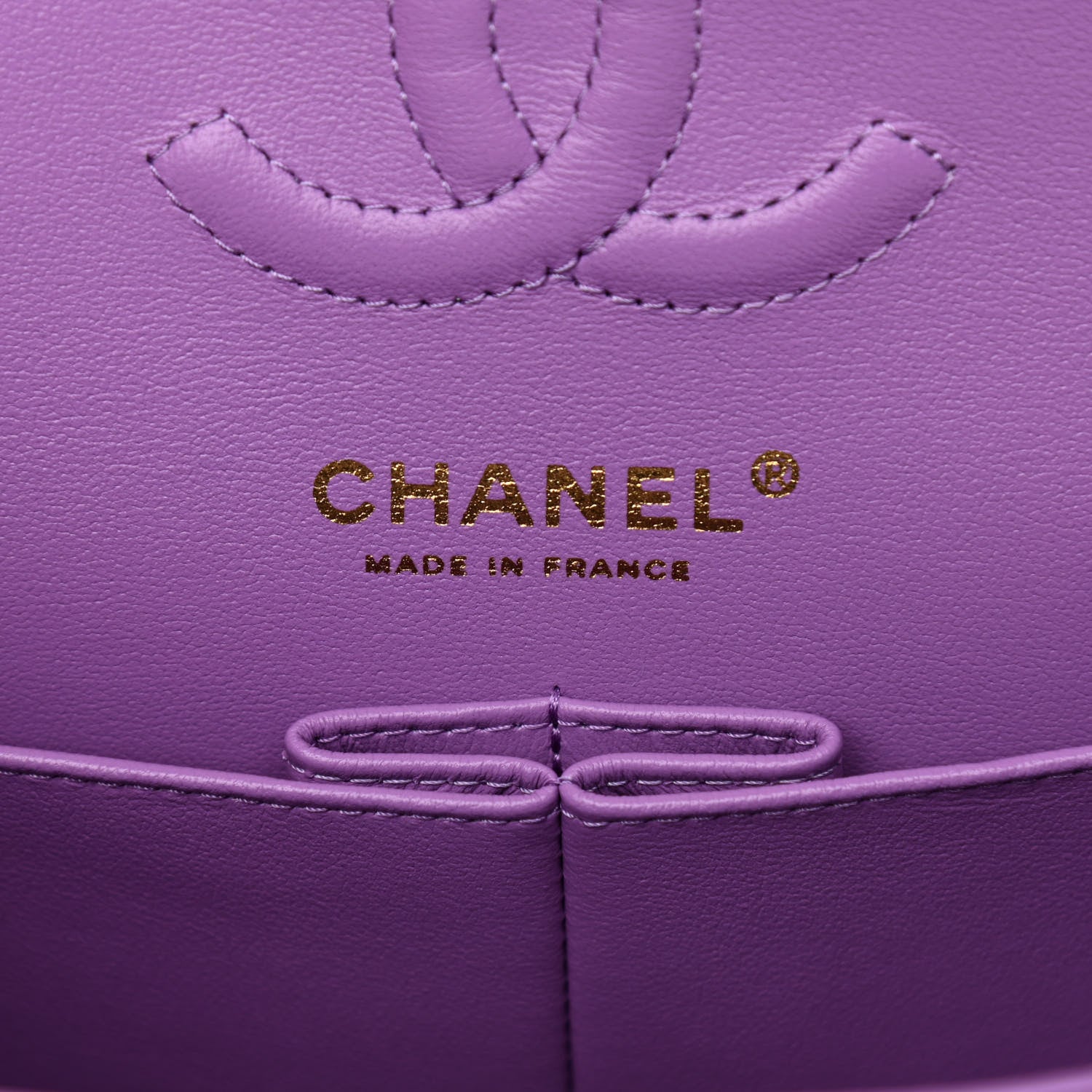 Chanel Caviar Quilted Small Double Flap Purple 6 of 11