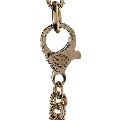 Chanel Pearl CC Necklace Light Gold 4 of 4