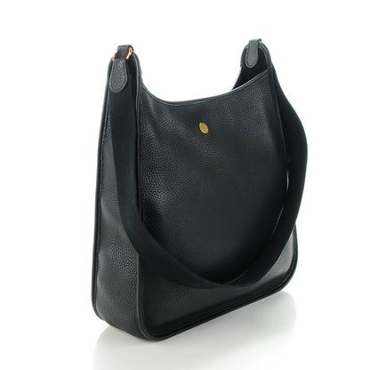 Hermes Taurillon Clemence Vespa GM Black 3 of 7
