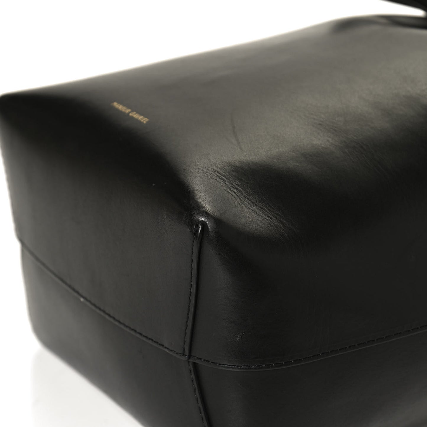Saffiano Mini Bucket Bag Black