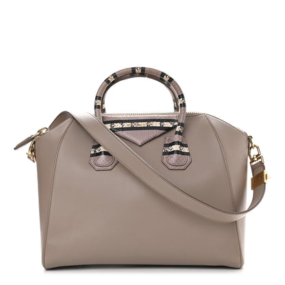 Givenchy Calfskin Ayers Trim Medium Antigona Grey 1 of 12