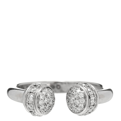 Piaget 18K White Gold Diamond Possession Open Ring 50 5.5 1 of 5