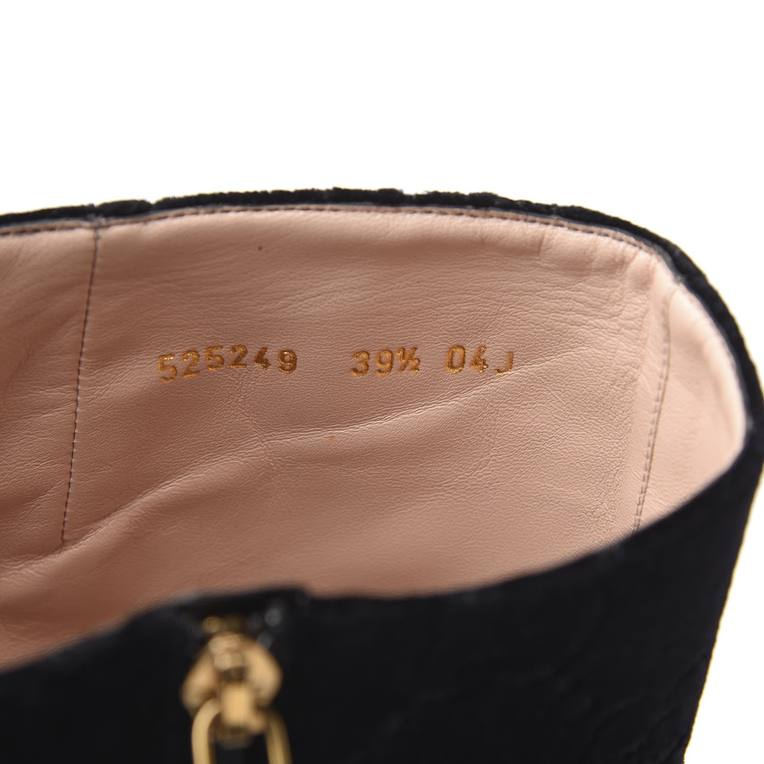 Gucci Velvet GG Monogram Crystal Horsebit Knee High Boots 39.5 Black 7 of 8