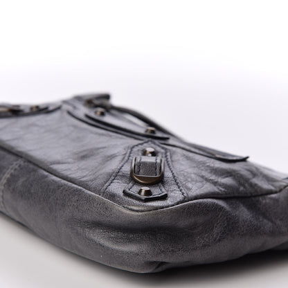 Balenciaga Chevre Porte Toilette Makeup Clutch Anthracite 6 of 10