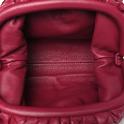 Bottega Veneta Nappa Intrecciato The Mini Pouch Amaranto 5 of 9