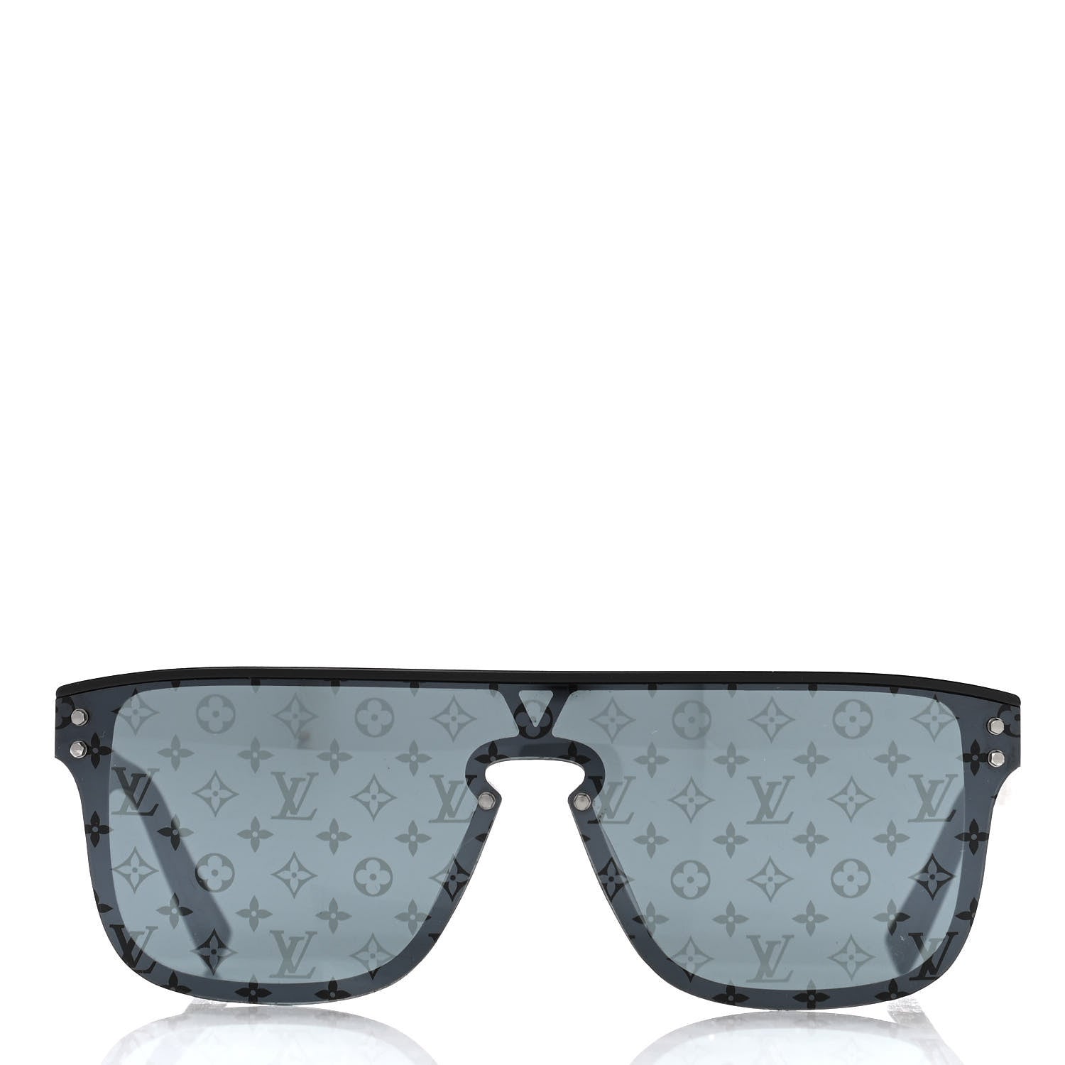 Louis Vuitton Acetate LV Waimea Square Sunglasses Z1082E Black 2 of 7