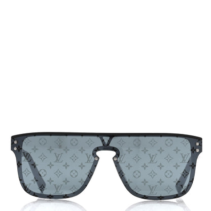 Louis Vuitton Acetate LV Waimea Square Sunglasses Z1082E Black 2 of 7